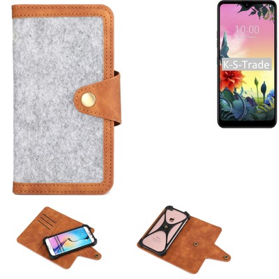 Schutz-Hülle für LG Electronics K50S Handyhülle, hellgrau