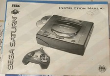 Sega Saturn System Console instruction manual...