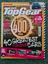 Top Gear magazine The 400th Issue 40 Greatwst Cars + Free Pull Out Poster