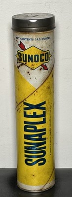 Vintage 1960s Sunoco Sunaplex Grease Tube- 9  Tall X 2  Hard To Find READ Des