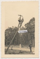 Photo Wehrmacht Construction Squad Stripper WWII (385n)