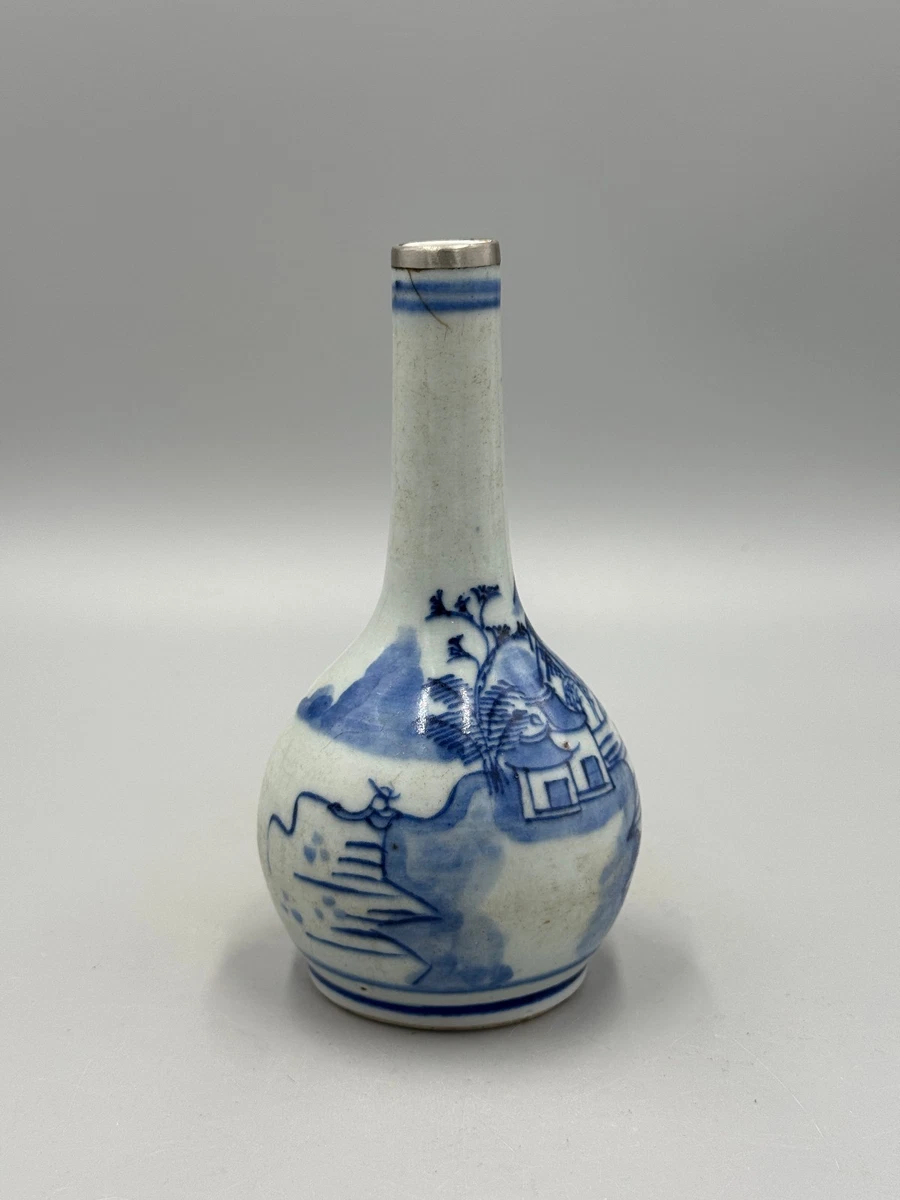 陶瓷蓝色1800年以前中国古董花瓶| eBay