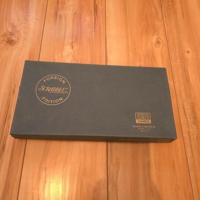 Scrabble Foreign Edition Selchow & Richter  made in U.S.A. 1948-1954 vintage!