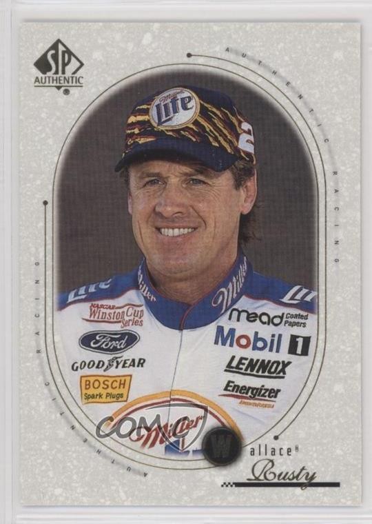 1999 SP Authentic Sample Rusty Wallace #SPAS2 HOF 0f6
