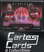 Bilal Coulibaly Kuzma 2023-24 Topps Midnight C-23 Constellations Twilight 65/99