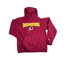NFL Washington Redskins Hoodie Pullover Youth Size L 14/16 Burgundy Sweatshirt