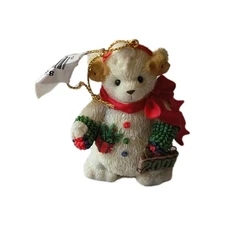 Cherished Teddies Snowbear Hanging Ornament 2001 #865044 NEW