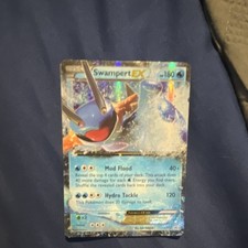 Swampert EX XY55 XY Holo Ultra Rare 180 HP English Pokemon TCG Card on eBay