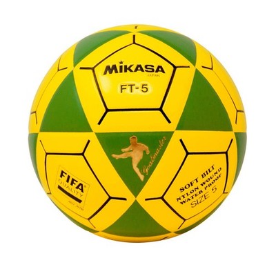 Mikasa FT5 Goal Master Soccer Ball, Green/Yellow, Size 5 - Outdoor