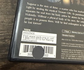 Tsugunai Atonement (PlayStation 2 PS2) - Tested - Authentic