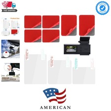 3 Pcs Electrostatic Sticker Mounting Dash Cam 6 Double-Sided Transparent