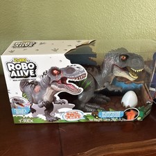 Zuru Robo Alive Attacking T-Rex toy Real-Life Robotic Pet Watch Out With Slime