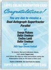 2025 Topps Chrome Football George Pickens CeeDee Lamb Dual Superfractor Auto 1/1