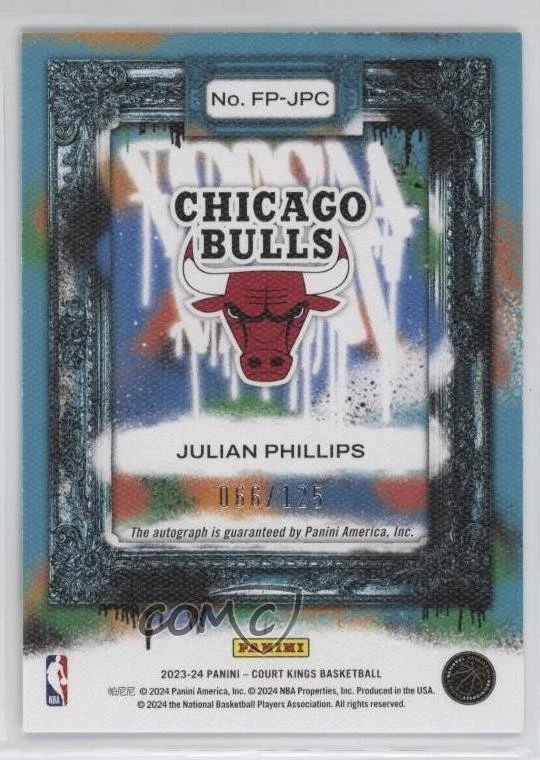 2023 Panini Court Kings Fresh Paint /125 Julian Phillips #FP-JPC Rookie Auto RC - Image 2 of 2