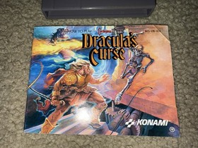 Castlevania III: Dracula's Curse Nintendo 1990 cartuccia e manuale TESTATO BELLO!!!