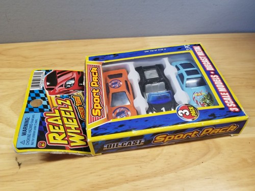 Vintage JARU #3481 Real Wheelz Diecast Metal Sport Pack 3 Cars NIP - Picture 8 of 8