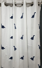 NEXT Blue Tufted Dinosaur Blackout Thermal Eyelet Curtains 168 (W)x137cm