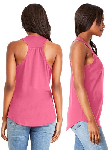 Powdered By Caffeine Chaos Cuss Words 6338 Gathered Racer Back Ladies Tank 1045 - Imagen 50 de 56