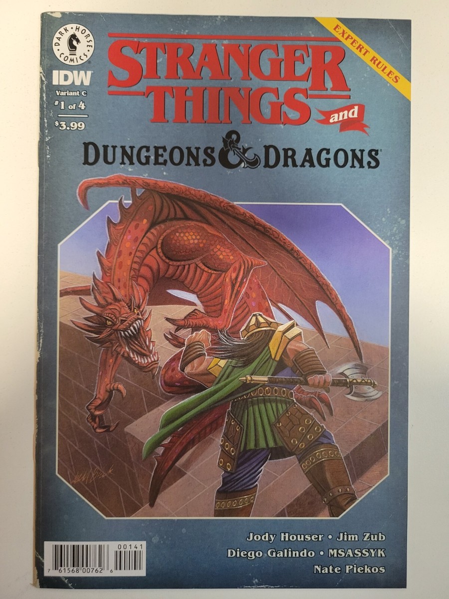 Stranger Things and Dungeons & Dragons #1 2 3 4 Complete 2020