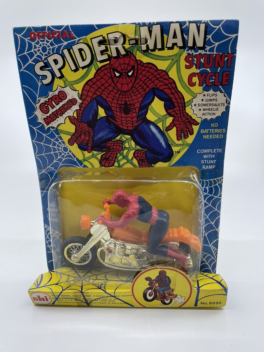 【希少】70s~80s spider man vintage toy VINTAGE SPIDER-MAN STUNTCYCLE AHI TOY RAREST VERSION MOC