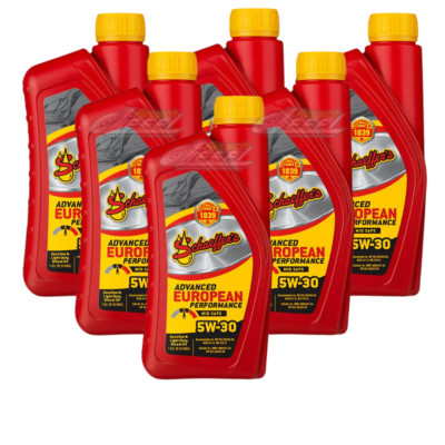 Schaeffer's Oil Advanced European Performance Engine Oil 5W-30 (6 Quarts) #8008