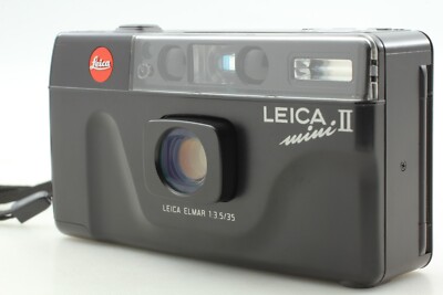 READ! [MINT] Leica Mini Elmar II 2 Black Point & Shoot 35mm Film Camera JAPAN
