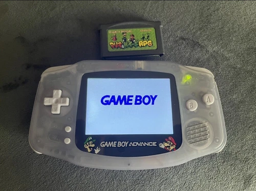 Nintendo Game Boy Advance GBA Handheld iPS Bright LCD Screen Crystal Blue