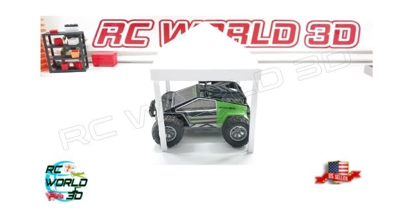 MINI SCALE CANOPY TENT 1:32 SCALE FOR RACING CAR MODEL DIY 3D PRINTED ROOF+LEGS - Image 2 of 4