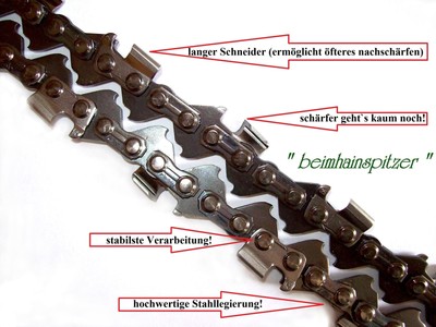 Sägekette passend für Dolmar 275 30 cm 3//8/" 46 TG 1,3 mm Halbmeißel chain