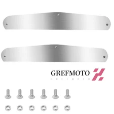 Mud Flap Weight Semi Truck 24" X 4" Chromed 3 Stud For 24" Universal 1 Pair