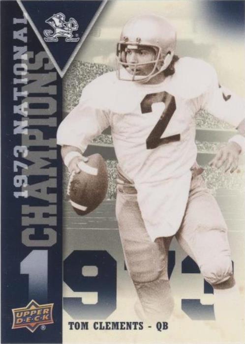 2013 Upper Deck University of Notre Dame Tom Clements #NC-TC - 1 of 2