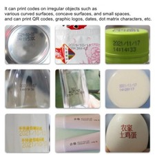 Hand-held Inkjet Printer for Mini Smart Date Food Packaging Bags, Bottle Caps