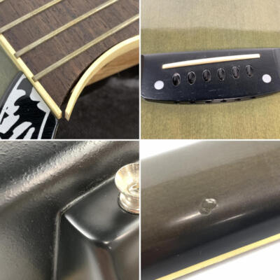 Tornado by Morris GZJ Sunburst Electric Acoustic Guitar 1980s