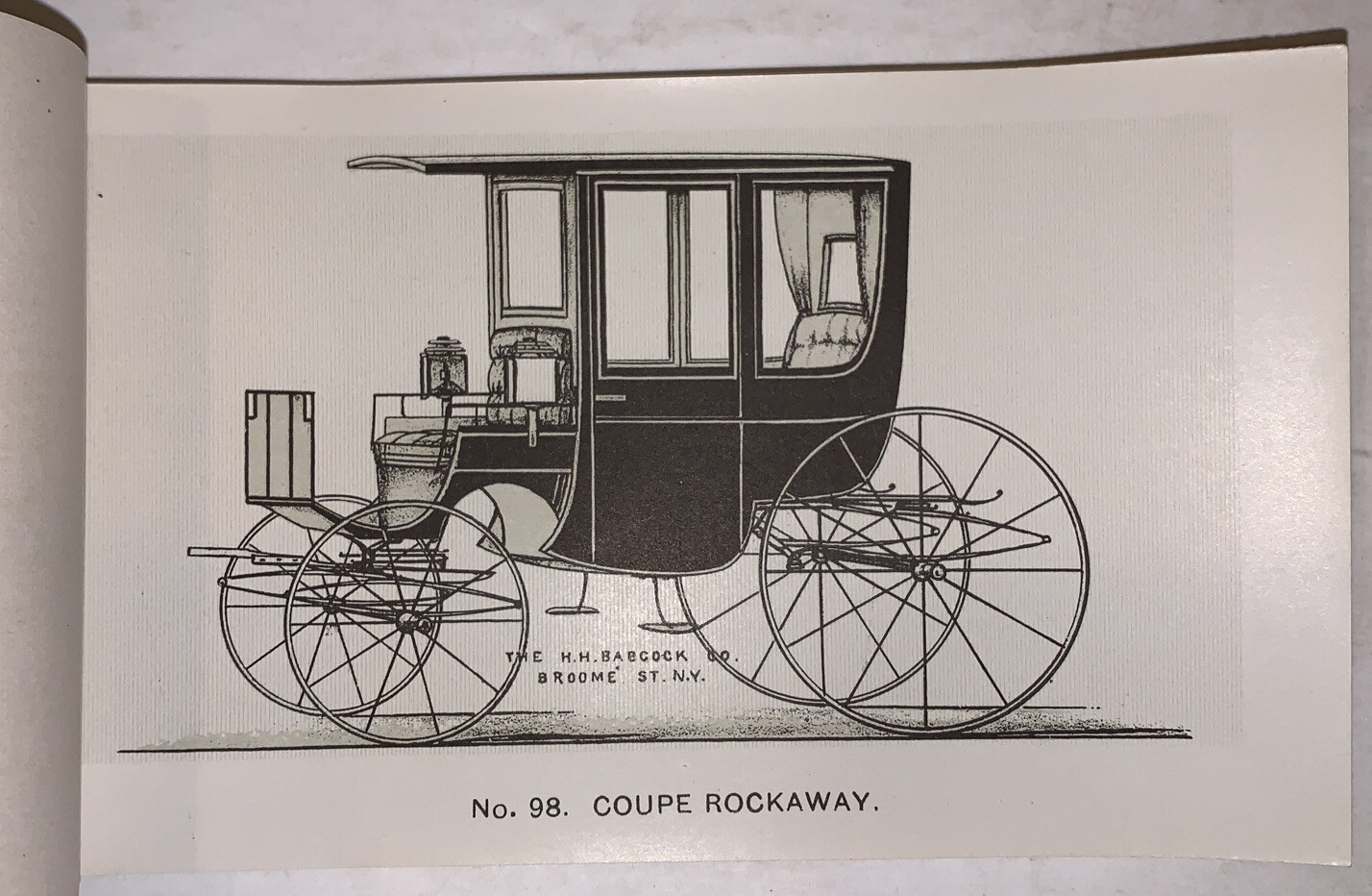 1880s, H H BABCOCK BUGGY CO, ILLUSTRATED CATALOGUE, HORSE DRAWN