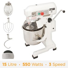 Commercial Food Spiral Mixer 15L Stand Dough Planetary Cake Bakery Equipment