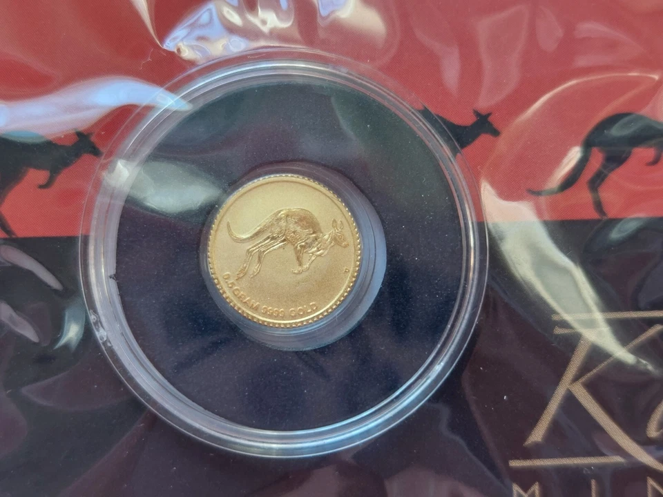 2017 Australian Mini Roo 1/2 Gram .9999 Gold Bullion Kangaroo $2 Coin Sealed OGP - Image 2 of 4