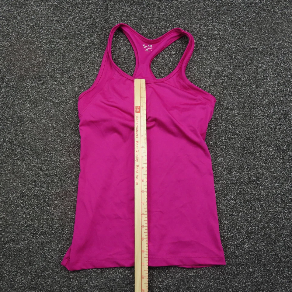 Camiseta sin mangas Champion rosa mediana sin mangas transpirable entrenamiento informal damas Foto 4 de 4