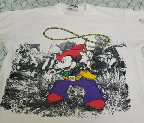 Vintage 90s Disney Mickey Jerry Leigh Cowboy Micke