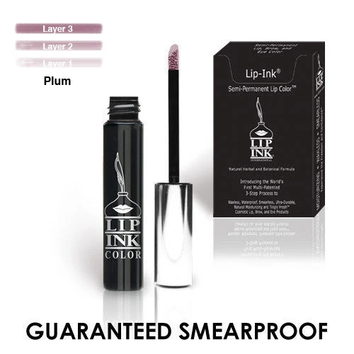 LIP-INK® Organic Vegan 100% Smearproof Trial Lip Kit - Plum