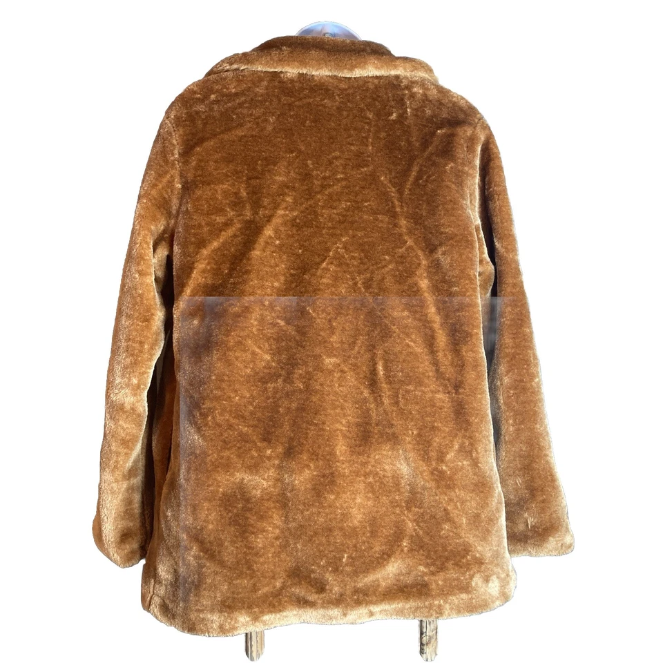 Wild Fable Women's Brown Faux Fur Jackett Size XS 20x28 - Image 2 of 4