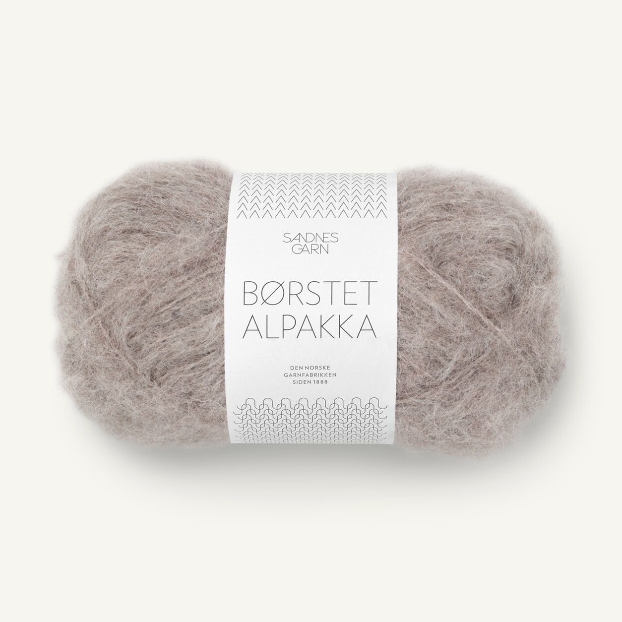 Børstet Alpaca By SANDNES GARN - Beige Mix (2650) - 50 G/Approx. 110 M Wool