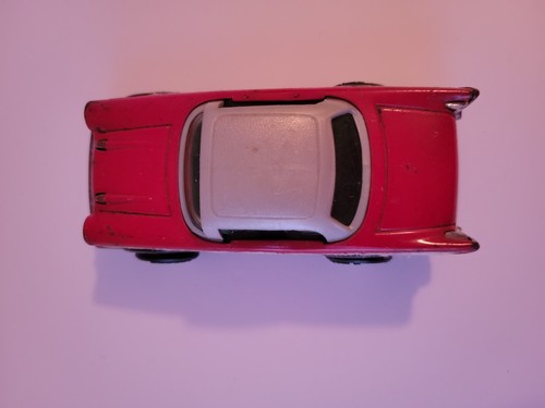 š„ VINTAGE 1980 BUDDY L PRESSED STEEL + PLASTIC RED 57 CHEVY CAR TOY #457 - Picture 5 of 6