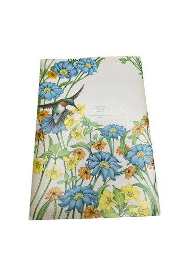 Current Just A Notes Trifold 16 Cards Lana Slaton Humming Birds Flowers - Picture 3 of 7