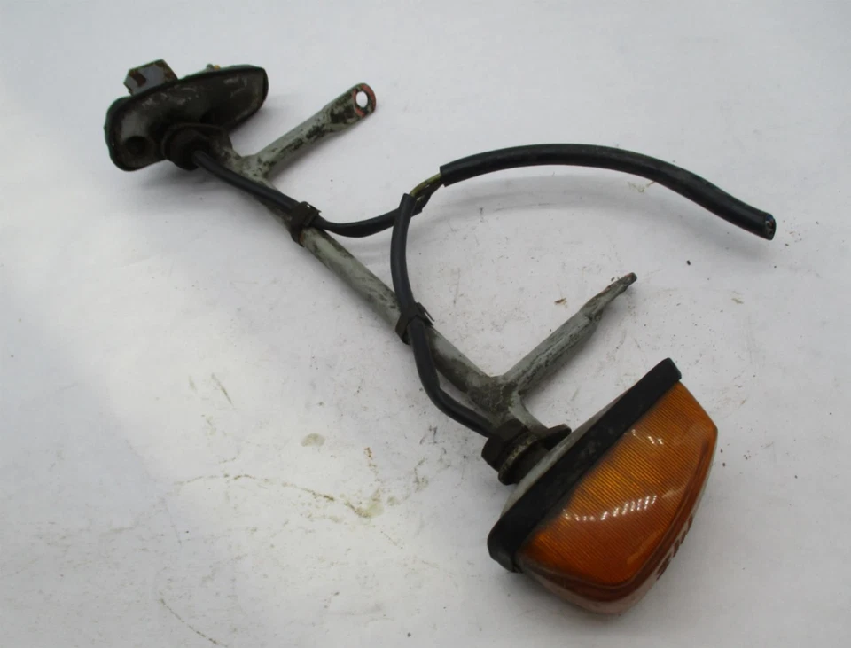 Conjunto de señal de giro JAWA CZ Californian 350 con soporte de barra de boca Foto 3 de 4