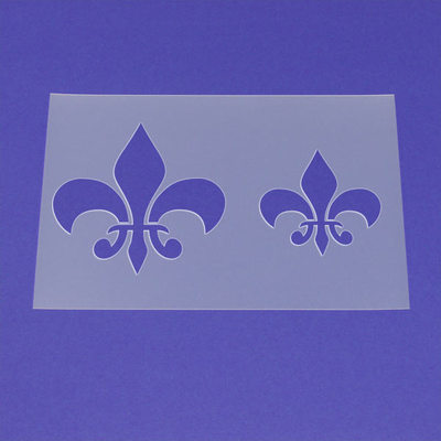 Profi Schablone Französische Lilie Fleur de Lys - MO06