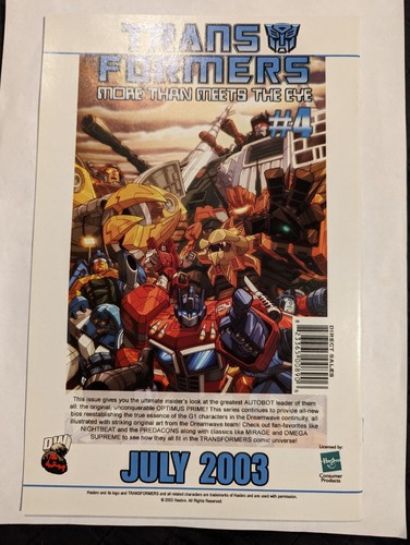 Transformers: Generation 1 #2-DW '02 ~ description below π - Picture 6 of 6