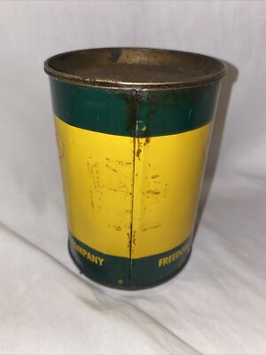 1930s/40s Valvoline 1 LB Grease Can Freedom Oil Pennsylvania | eBay