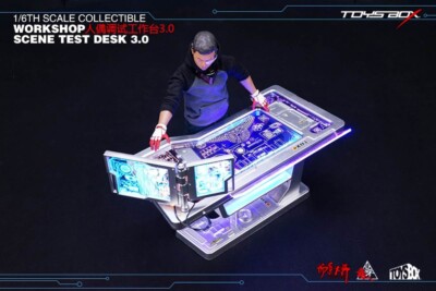 1/6 scale TOYS-BOX TB090-WE Test Desk 3.0 Bruce Wayne Workshop Scene F 12''Figure