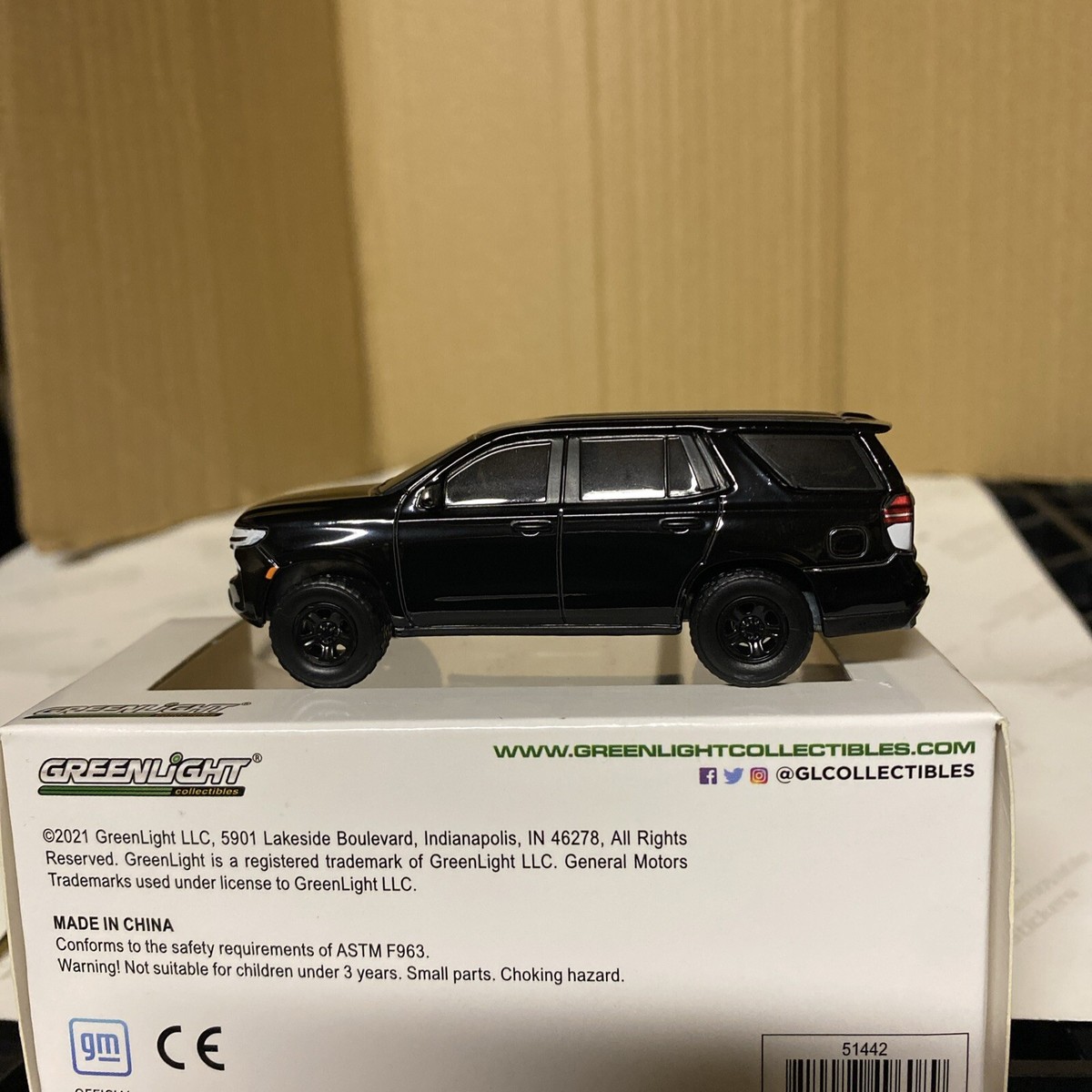 Greenlight 1:64 2021 Chevrolet Tahoe PPV Blank Black New | eBay