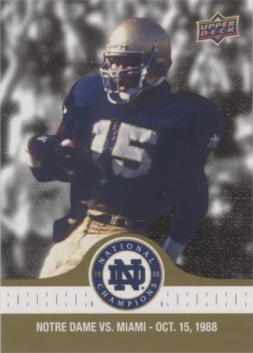 2017 Upper Deck Notre Dame 1988 Championship Pat Terrell #44